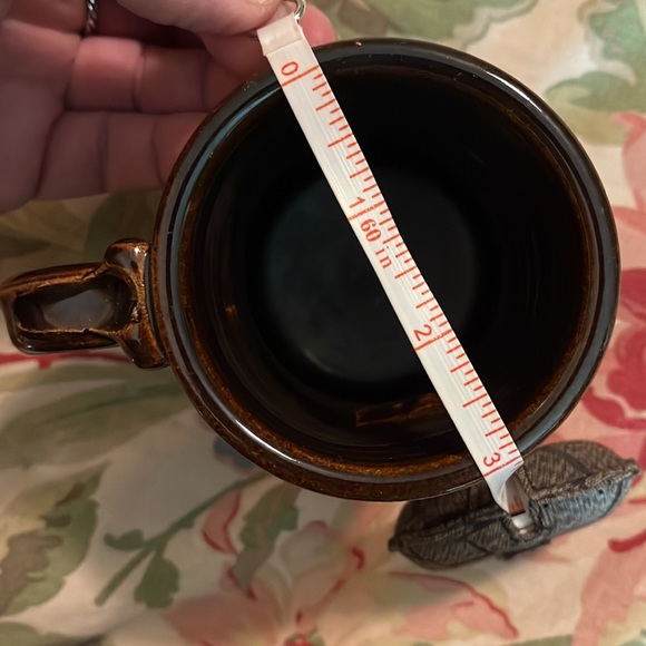 Vtg '74 PETER PETRIE Ugly-Face Pottery Mug Glazed Brown Bearded Man 3D Eye Nose - Picture 4 of 12